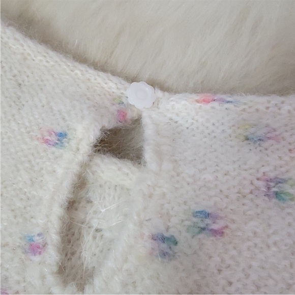 Loveshackfancy Claudette floral sweater XS EUC - Picture 7 of 12